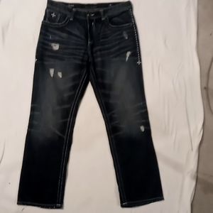 Affliction Black Premium Grant Loose Fit 36 Regular